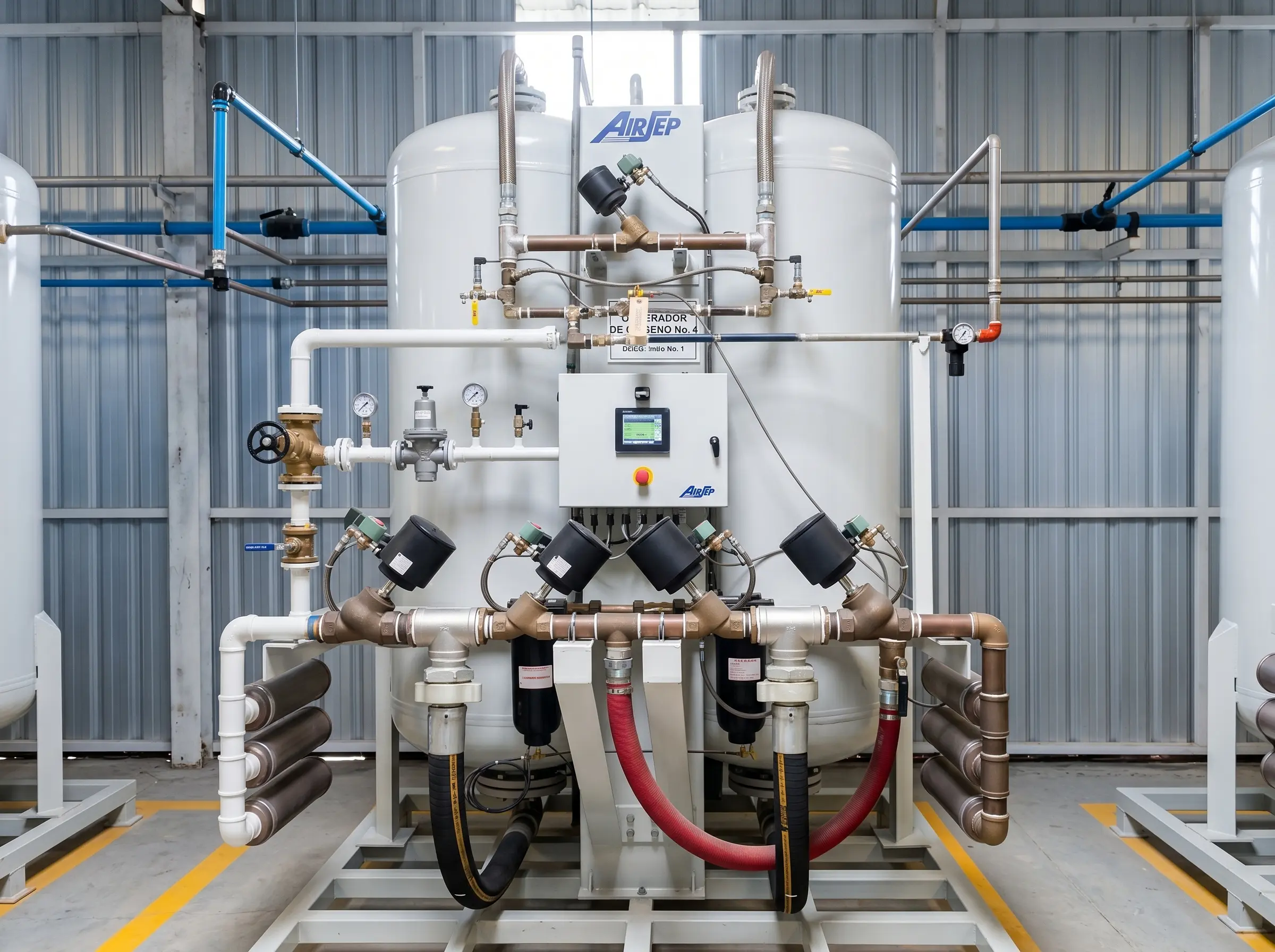 Planta generadora PSA AirSep de GASEC